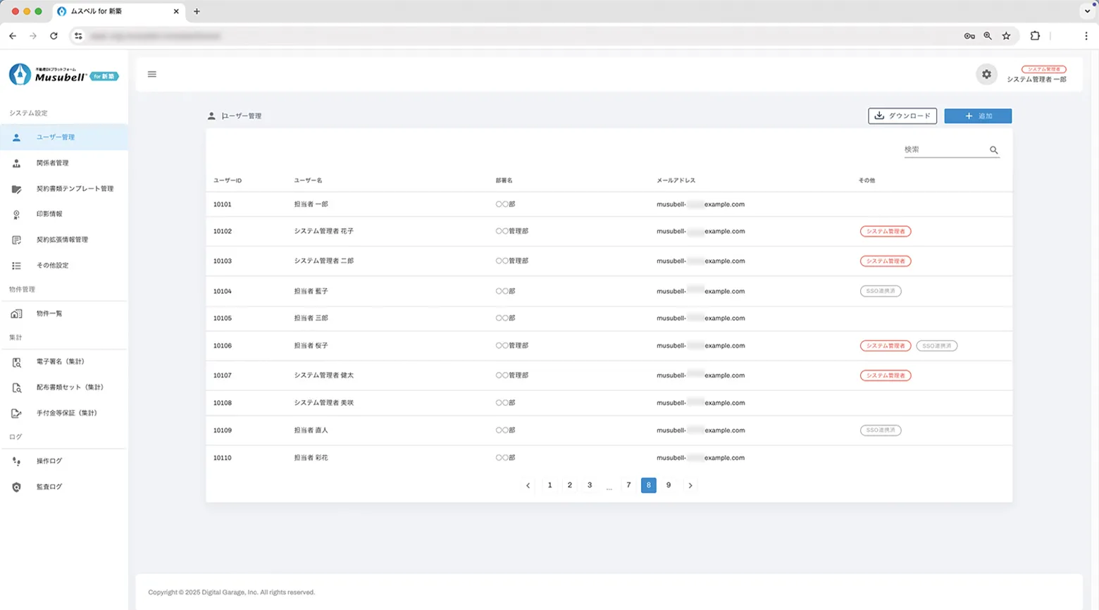 管理者権限設定 イメージ
