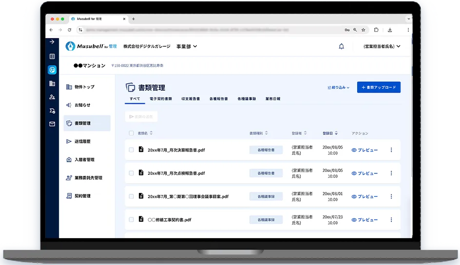 Musubell for 管理 イメージ